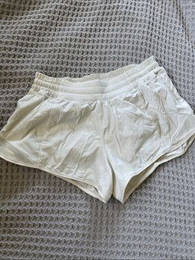 Women's White Athletic Lounge Shorts